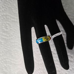 Colorful Enamel Ring Multiple Sizes